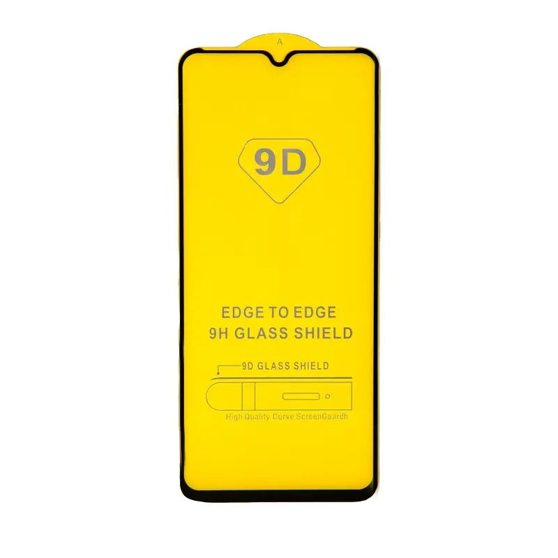 Защитное стекло Xiaomi Redmi 12C с рамкой 9H Full Glue без упаковки (25 шт./уп.)