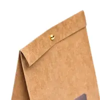 Коробка-пакет, крафт с окном, 20 х 15 х 8 см Коробка-пакет, крафт с окном, 20 х 15 х 8 см