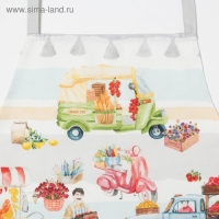 Фартук Этель Food market 70х60 см, 100% хлопок, саржа 190 г/м2