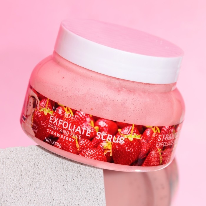 Скраб для тела клубничный, 380 гр Скраб для тела клубничный, 380 гр