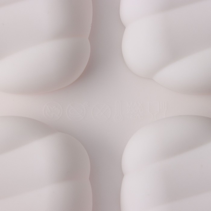 Форма для муссовых десертов и выпечки KONFINETTA «Корде», 30×17,5×2 см, 9 ячеек (9×4,5 см), цвет белый Форма для муссовых десертов и выпечки KONFINETTA «Корде», 30×17,5×2 см, 9 ячеек (9×4,5 см), цвет белый