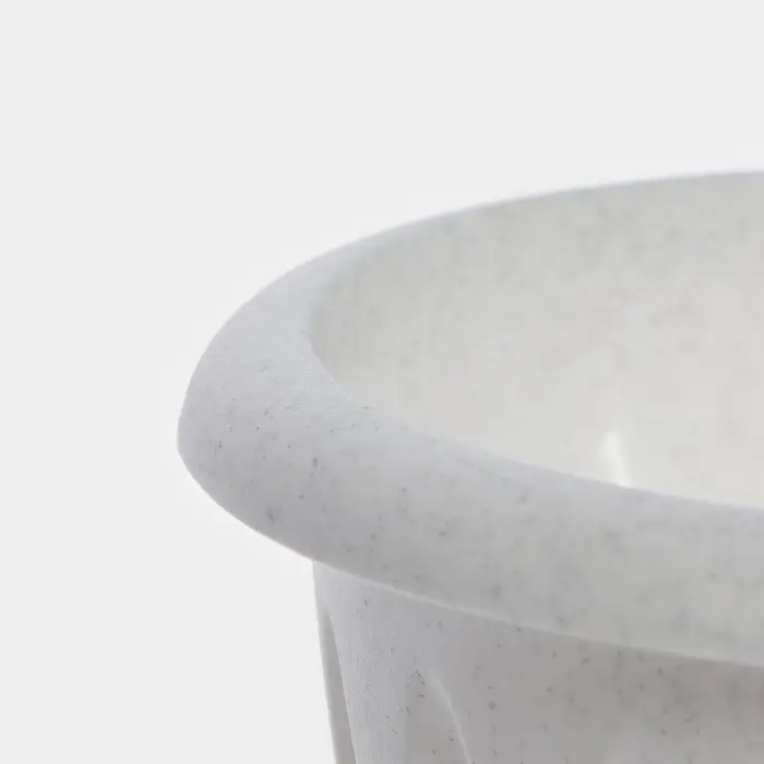 Кашпо настенное для цветов &laquo;Фелиция&raquo;, 1 л, d=16 см, мраморное