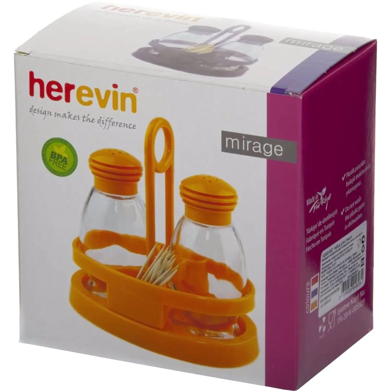 Набор солонок на подставке 2 шт. 95 мл арт. 122020-560