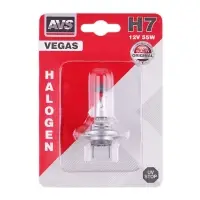 Галогенная лампа AVS Vegas в блистере H7.12V.55W.1шт.
