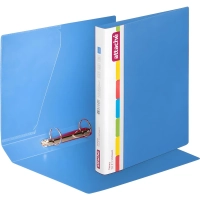 Папка на 2-х кольцах пласт. 35/42мм А4 ATTACHE F502/07 синяя Ро