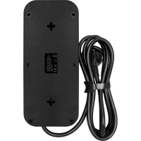 Сетевой фильтр Powercom SP-08 USB03AB 3,0 m (8 розеток) черный