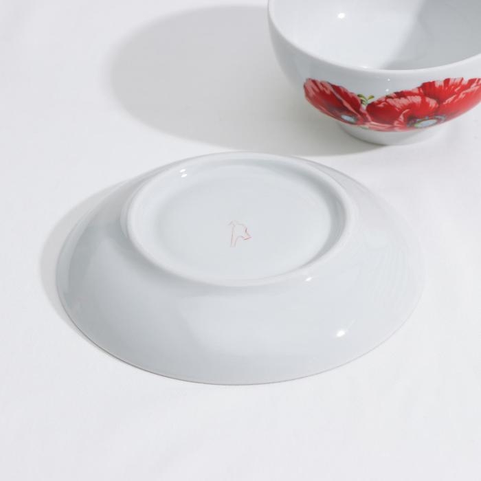 Сервиз чайный «Дачный. Маки», 14 предметов Сервиз чайный «Дачный. Маки», 14 предметов