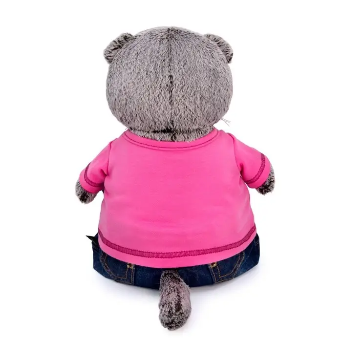 Мягкая игрушка «Басик в джинсах и малиновой футболке», 25 см Мягкая игрушка «Басик в джинсах и малиновой футболке», 25 см