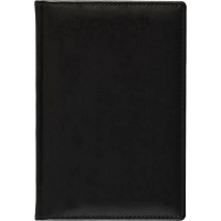 Ежедневник недатированный черный,А5,148х218мм,176л,ATTACHE ВИВА