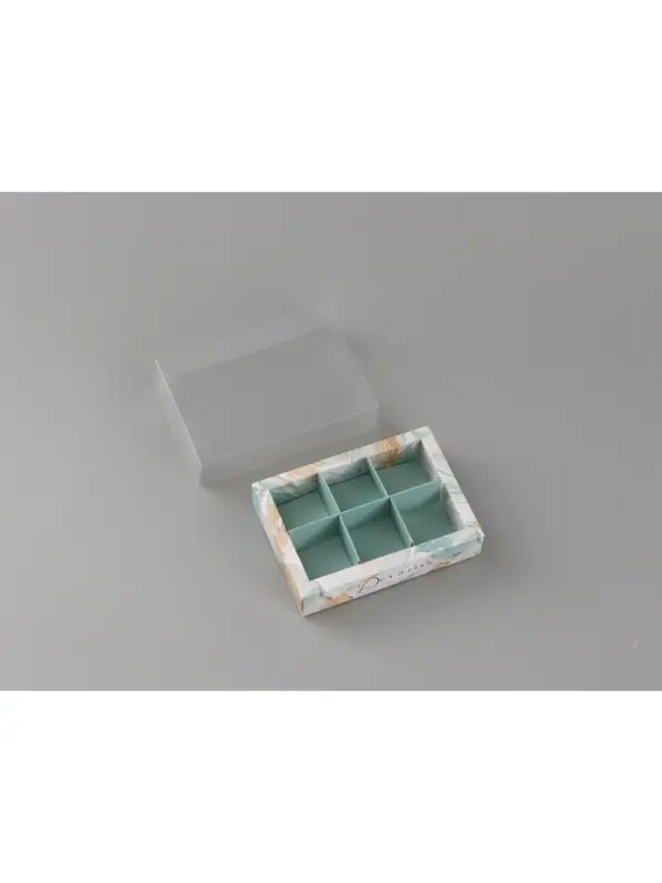 Коробка под 6 конфет с ячейками &laquo;Для тебя&raquo;, 10&times;14.5&times;3 см
