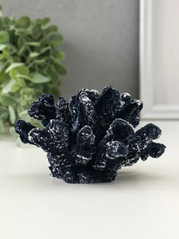 Сувенир полистоун Сувенир полистоун "Коралл синий" 12х11х8,5 см