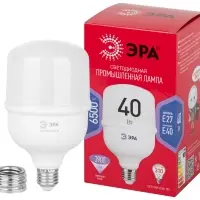 Лампа светодиодная LED 40 Вт 3900Лм 6500К T100 холодный E27/E40 (переходник) 150-275В LED POWER T100-40W-6500-E27/E40 Red Line