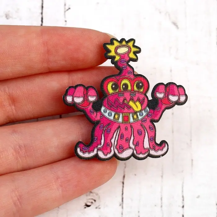 Деревянный значок «Осьми» Деревянный значок «Осьми»