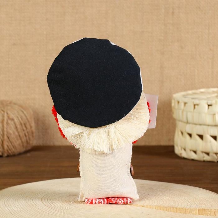 Оберег-домовой Оберег-домовой "Богатейка в фуражке", 19х12х5 см, микс