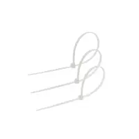 Хомут нейлоновый для стяжки, ТУНДРА, 3.6&times;200 мм, белый, 25 шт.