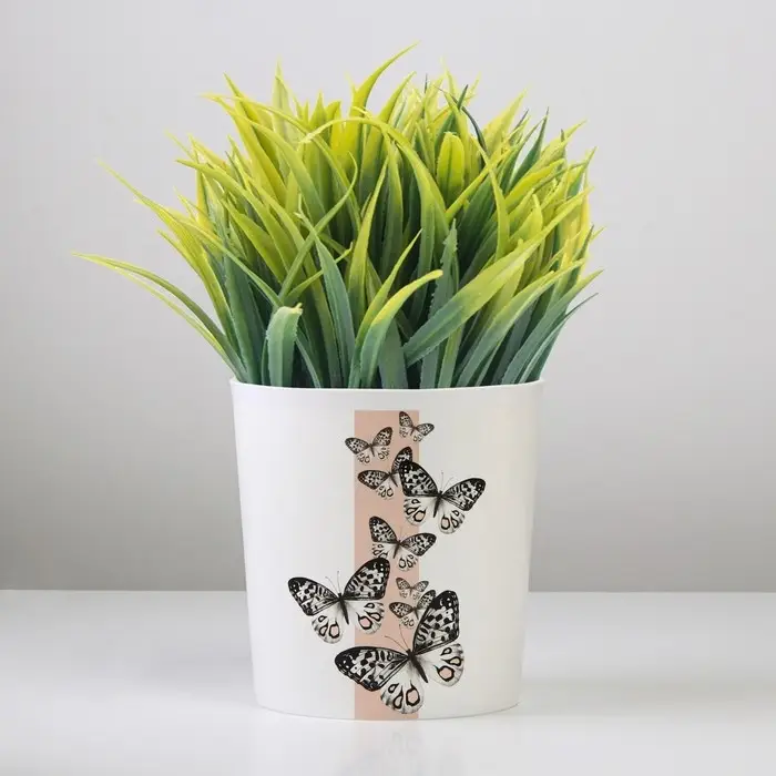 Кашпо для цветов «Бабочки», 1,6 л