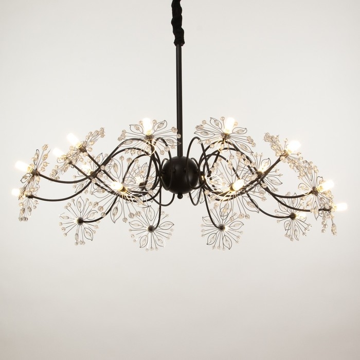 Люстра 1176/20 G4 20Вт черный 80х800х40см BayerLux