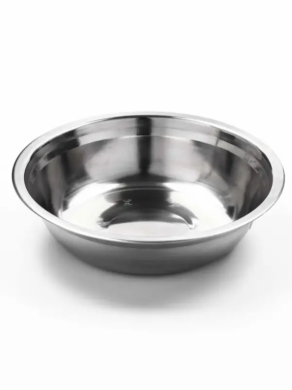 Миска металлическая эконом, 1.2 л, 23&times;6 см