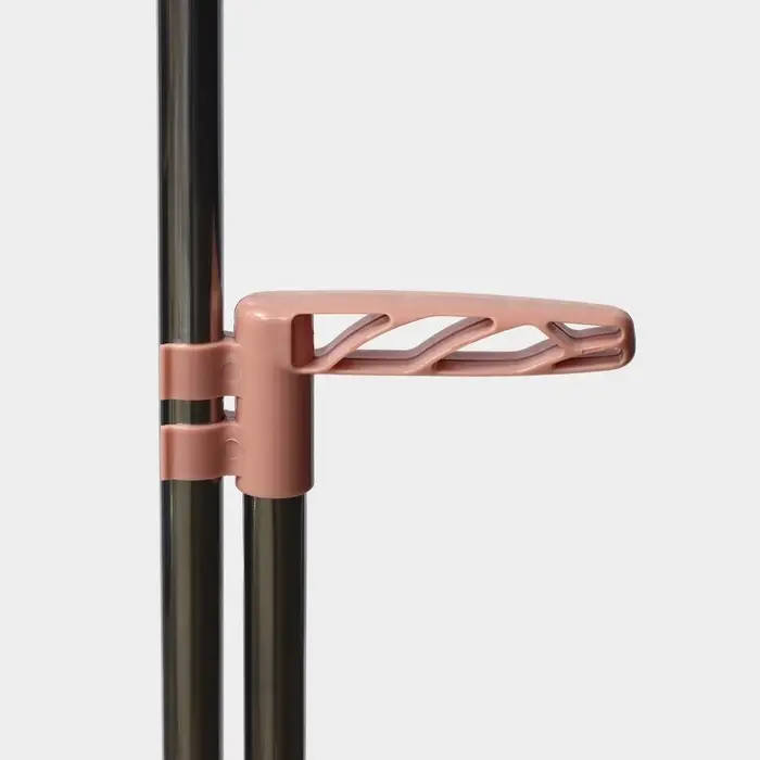 Щётка для пола Доляна: щётка 23&times;88 см, совок 26&times;26&times;73 см, бежевая