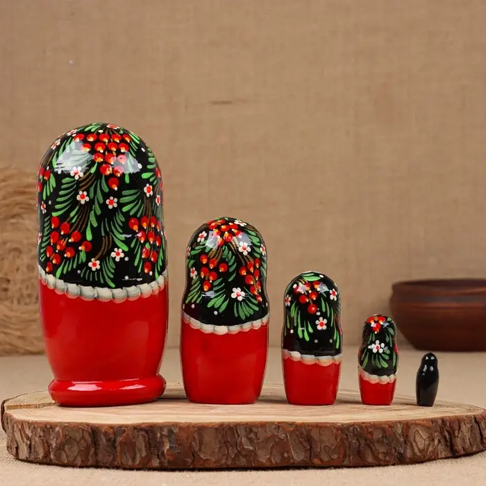 Матрёшка дерево «Марина», 5-кукольная, 19 см