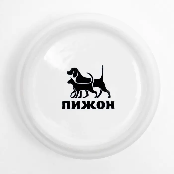 Миска для грызунов &laquo;Лакомство&raquo;, 80 мл, 8.5&times;3 см, керамика, белая