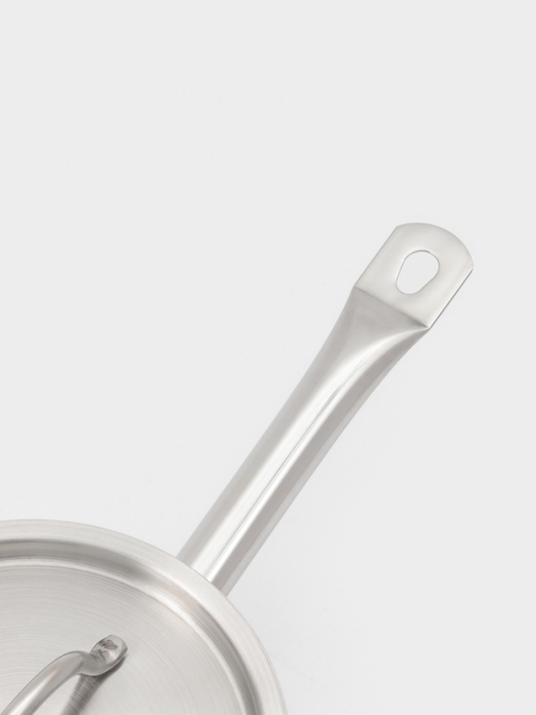 Ковш 2 л, d=16, h=10 см, с крышкой, толщина стенки 0,8 мм, индукция Ковш 2 л, d=16, h=10 см, с крышкой, толщина стенки 0,8 мм, индукция