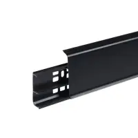 Плинтус напольный &laquo;Деконика&raquo;, 2200&times;70 мм, цвет 007 чёрный