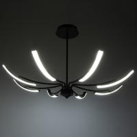 Люстра "Элеганс" LED 64Вт 3000-6000К черный 100х100х45 см BayerLux