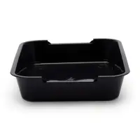 Туалет средний без сетки 36&times;26&times;6.5 см, чёрный