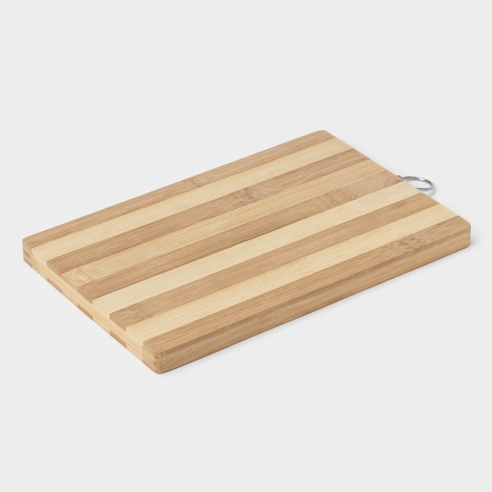 Доска разделочная деревянная Доляна «Зебра», 28×18×1,7 см