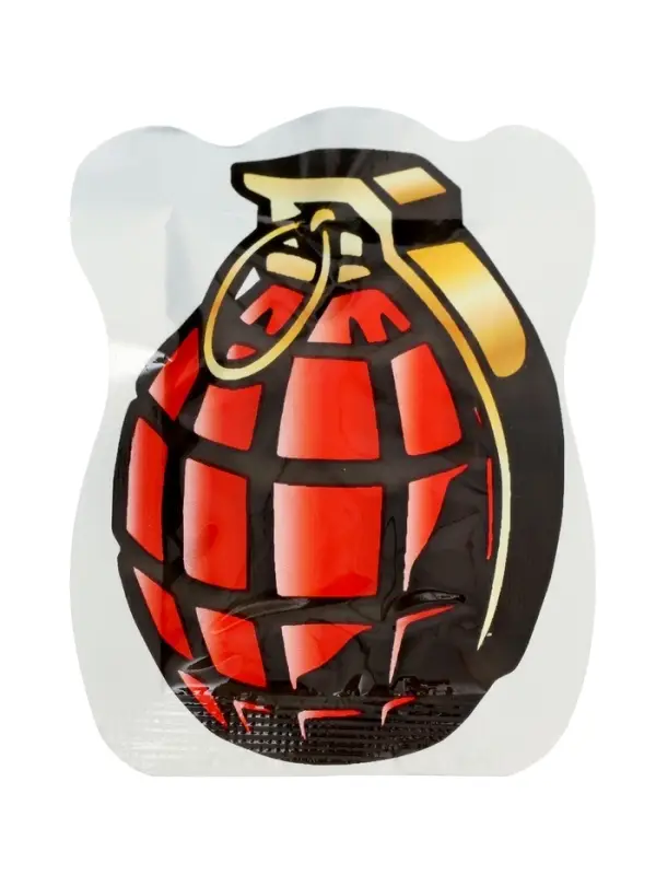 Прикол бомбочка «Граната», 9,5 × 7 × 1 см, цвета МИКС