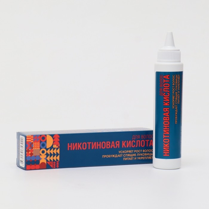 Никотиновая кислота для волос, 65 мл Никотиновая кислота для волос, 65 мл