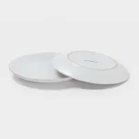 Тарелки Доляна &laquo;Ваниль&raquo;, 18 предметов: 6 тарелок d=19 см, 6 тарелок d=27 см, 6 мисок d=19 см, керамика, белые