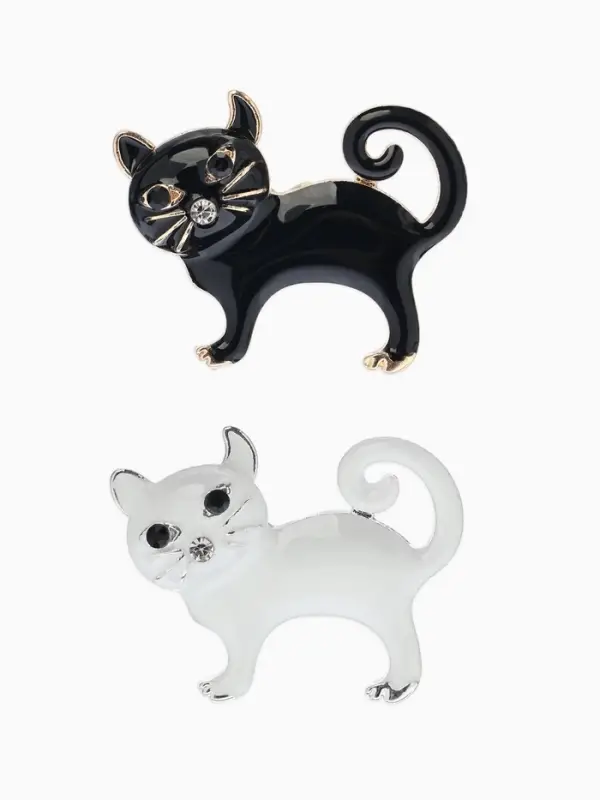 Брошь &laquo;Бродячий кот&raquo;, МИКС