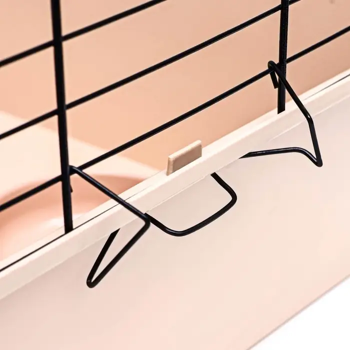 Клетка для кроликов, морских свинок &laquo;Пижон&raquo; №4 складная, 80&times;50&times;47 см, бежевая