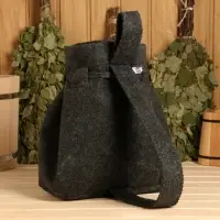 Набор для бани, 4 предмета: рюкзак, шапка, рукавица, коврик, &laquo;Банная забава&raquo;