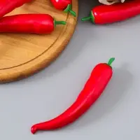 Муляж "Перец острый" 18 см, красный