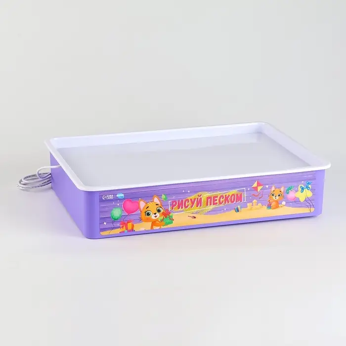 Рисование песком. Планшет &laquo;Милый котик&raquo;, 27&times;39 см