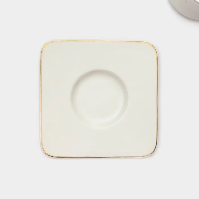 Набор кофейный &laquo;Мейси&raquo;, 12 предметов: 6 чашек 100 мл, 6 блюдец d=11 см, керамика, белый