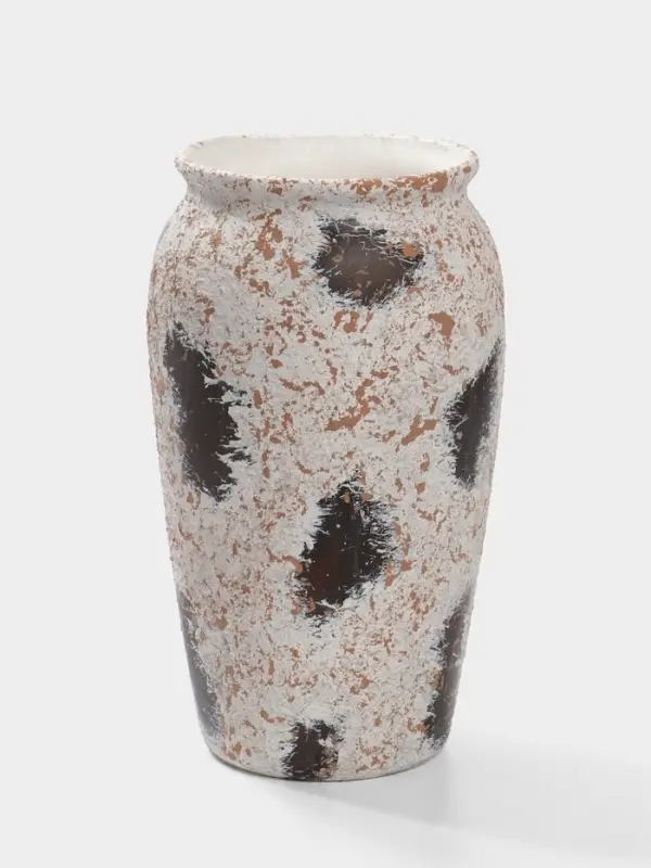 Ваза для цветов &laquo;Дези&raquo;, 25&times;12 см, керамика, бело-коричневая