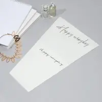 Пакет для цветов Happy everyday, белый, 28×13×44 см