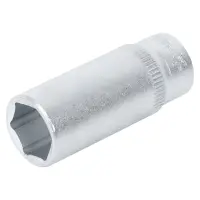 Головка торцевая 1/4"DR шестигранная 14мм, L=50мм пласт.подвес