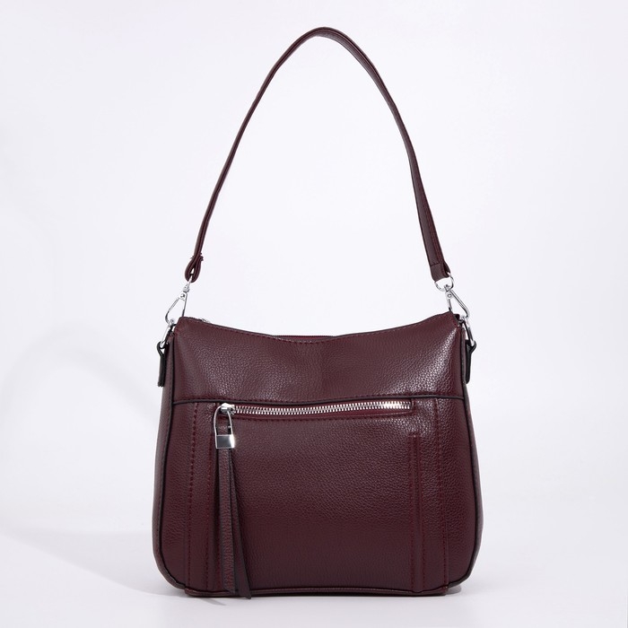 Сумка кросс-боди на молнии, цвет бордовый Сумка кросс-боди на молнии, цвет бордовый