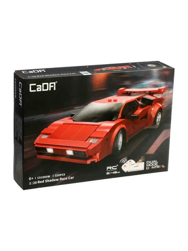 Конструктор радиоуправляемый  Конструктор радиоуправляемый "Спорткар", 328 деталей, 2 варианта управления