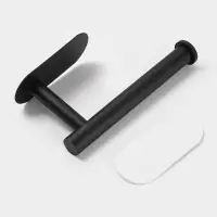 Держатель для туалетной бумаги на липучке St&ouml;lz, чёрный