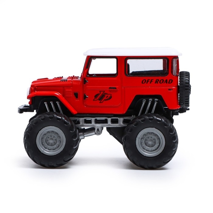 Машинка металлическая «Биг-фут», инерционная, цвет красный Машинка металлическая «Биг-фут», инерционная, цвет красный