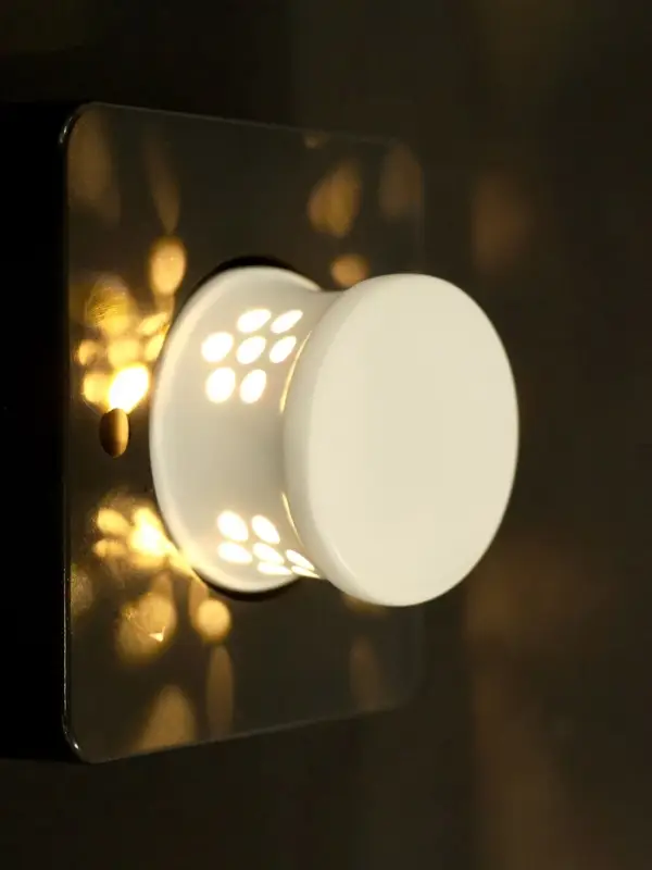 Ручка-кнопка CAPPIO, с подсветкой, цвет белый, 1 шт.