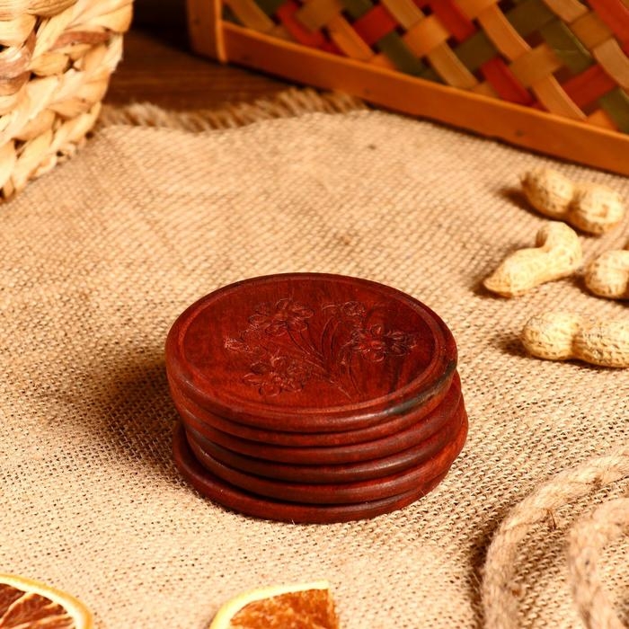 Подставки под горячее Подставки под горячее "Слоник" (набор 6 штук) 6,5х12х12 см