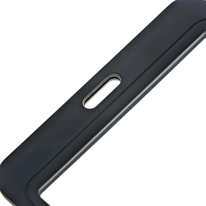 Бейдж горизонтальный, внешний размер 100&times;80 мм, внутренний размер 85&times;54 мм, чёрный