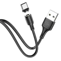 Кабель Hoco X52, Type-C - USB, магнитный, 3 А, 1 м, чёрный